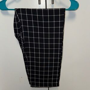 SHEIN Men's Black and White Grid Pants